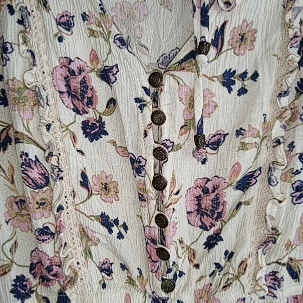 Xhiliration floral shabby chic, boho dress - Picture 7 of 10